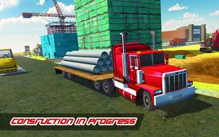 Construction Simulator : Heavy Crane Road Builder imagem de tela 1
