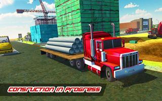 Construction Simulator : Heavy Crane Road Builder captura de pantalla 1