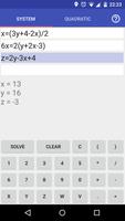 Equation System Solver poster