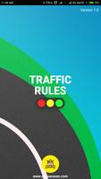 Traffic Rules Symbols Signs Road Safety Guidelines 海報