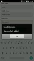 HealthCounts capture d'écran 2