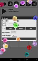 Glitter Roses on Screen App تصوير الشاشة 1