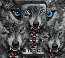 Roaring Wild Wolf Theme Affiche