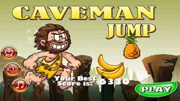 Caveman Jump Poster
