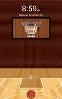 Basketball Screen Lock Affiche