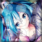 Anime Girls Lock Screen Wallpaper simgesi