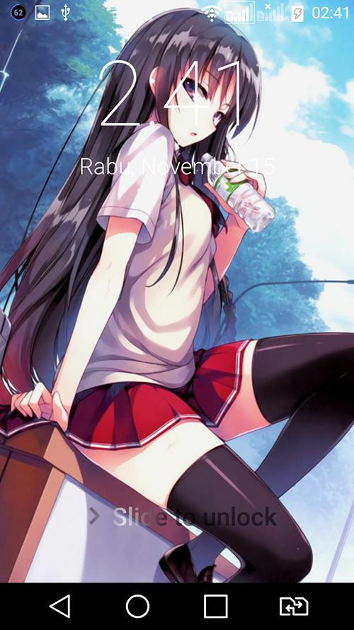 Anime Girls Lock Screen Wallpaper For Android Apk Download