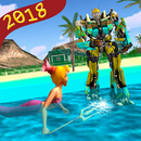Robot Mermaid Attack Game : Robot Transformation APK