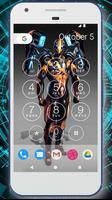 Robot Battle Lock Screen Live Wallpaper स्क्रीनशॉट 3