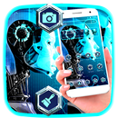 Robot Blue Science Theme APK