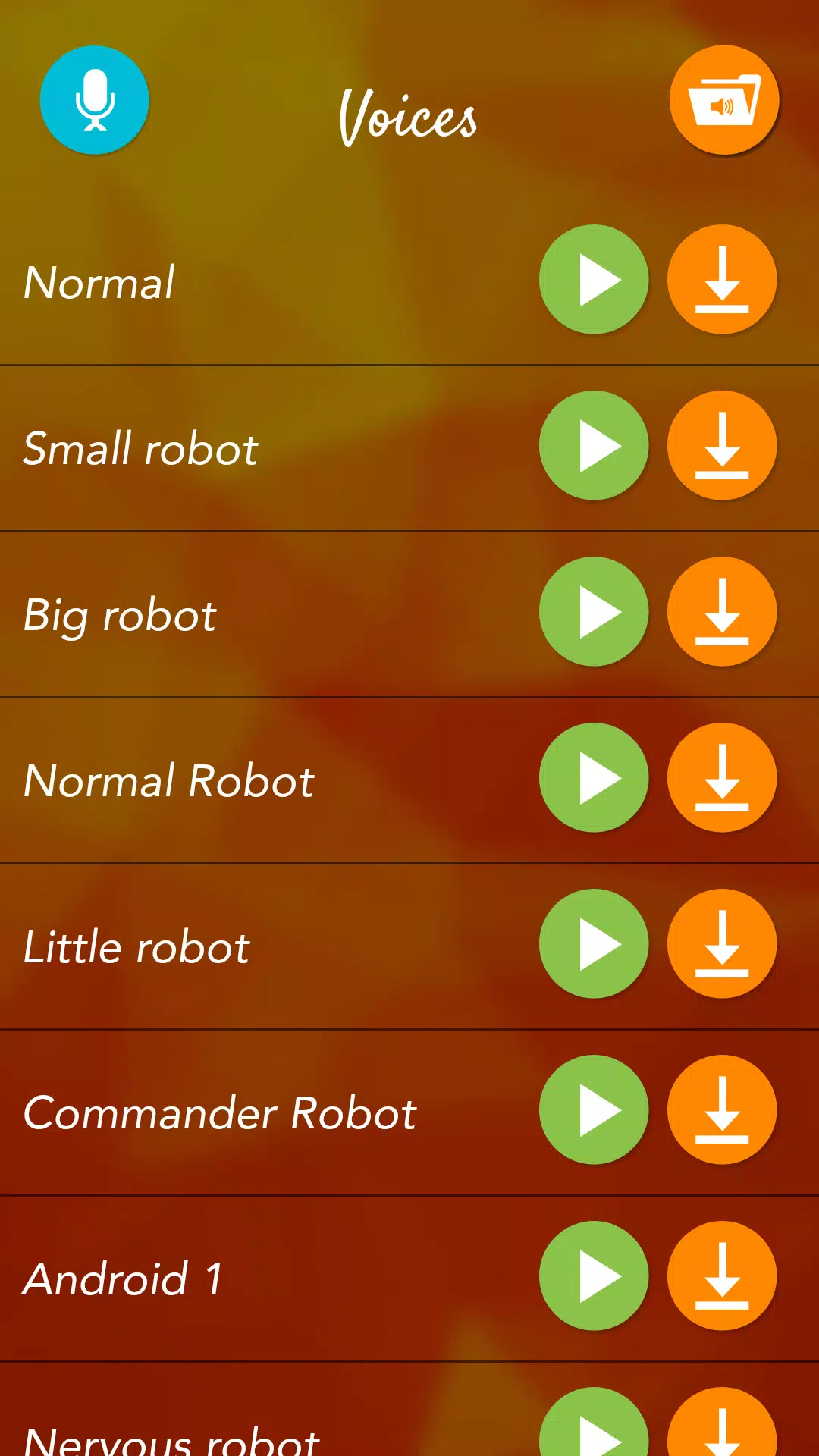 Robot voice for Android - APK Download