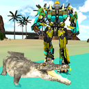 Real Robot Crocodile Simulator-Robot Transforming APK