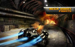 Bots Car Driving : Transform War Fighting Game 3D captura de pantalla 1