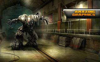 Bots Car Driving : Transform War Fighting Game 3D imagem de tela 3