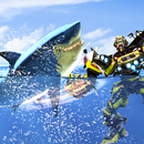 Robot Shark Attack:Shark robot Transforming Games APK