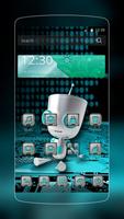 Tecnologia Robot Tema imagem de tela 3