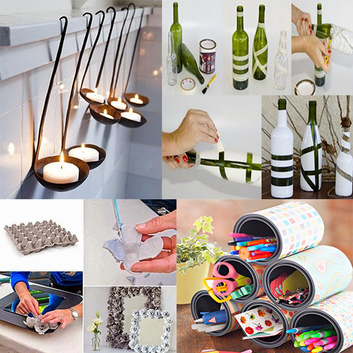 Идеи для переработанных ремесел DIY
