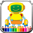 Free Robot Coloring Book For Kids-icoon