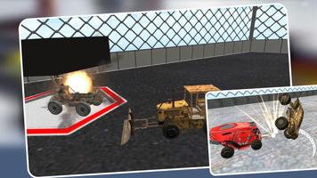 Robot Car Fighting : Minibots 3D Demolition capture d'écran 3