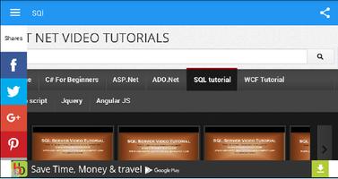 Dot Net Video Tutorials ảnh chụp màn hình 2