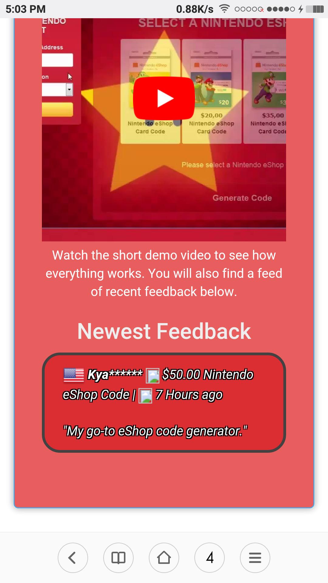 My Nintendo Code Generator For Android Apk Download