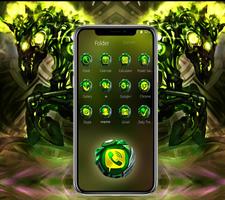 Green Robotic Horse Theme screenshot 2