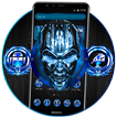 Black Blue Robotic Theme
