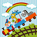 Circus Train educational game-APK