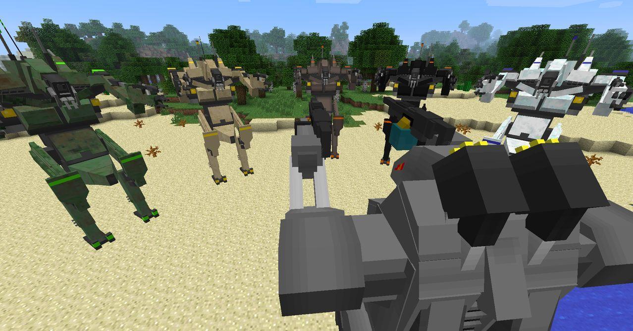 Robots mod Minecraft PE for Download