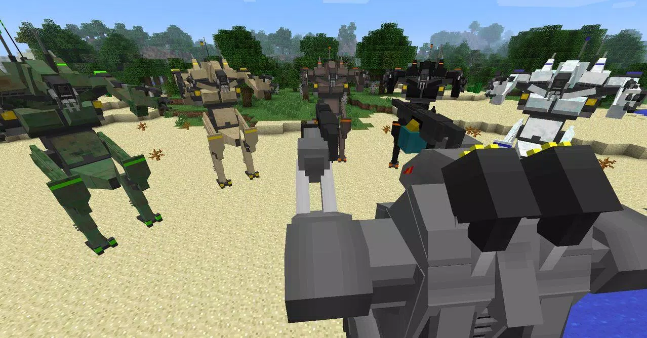Robots mod for Minecraft PE APK for Android Download
