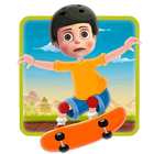 Vir Robot Skater boy ikon