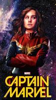 Captain Marvel Live Wallpaper Affiche