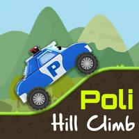 Hill Robocar Poli Climb Game Affiche