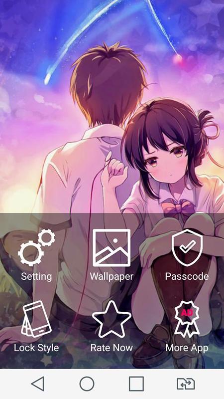 Anime Couple Lock Screen Wallpaper - Couple Sunset 4k Heart Mobile ...