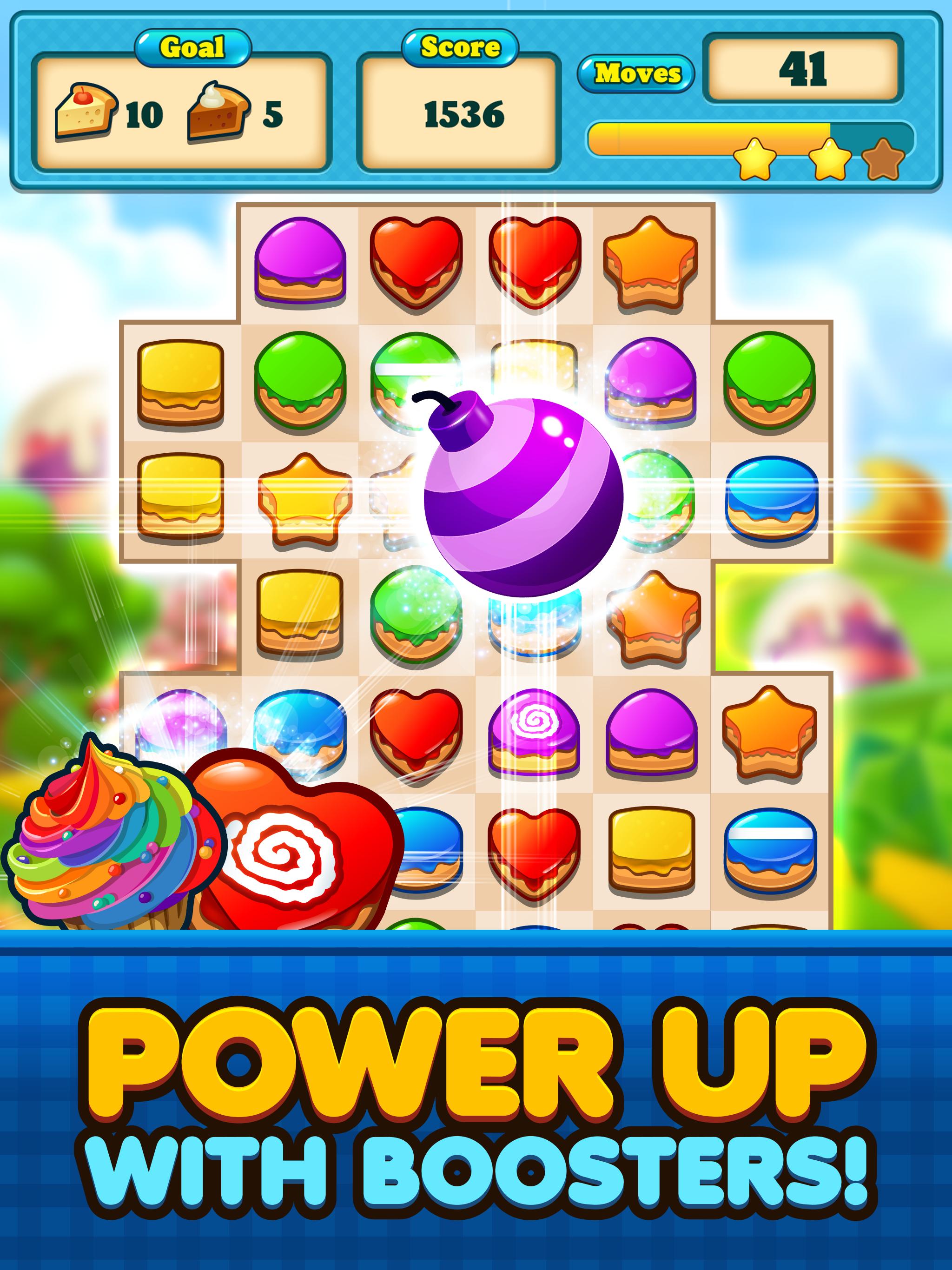 Cupcake Blast! New Match 3 Games Free with Bonuses for Android APK