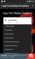 Lagu Pop Melayu Kompilasi تصوير الشاشة 1