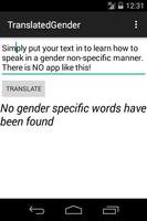 Translated Gender اسکرین شاٹ 2