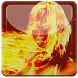 Flame Food Girl WP en direct icône