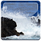 Stormy Ocean Pierres Live WP icône