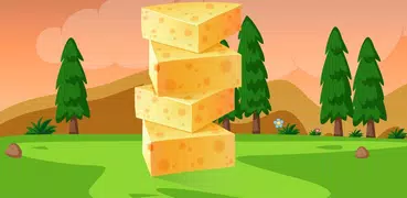 Moon Cheese - Block Stack Tower Game