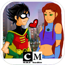 Robin and Starfire Motocros APK