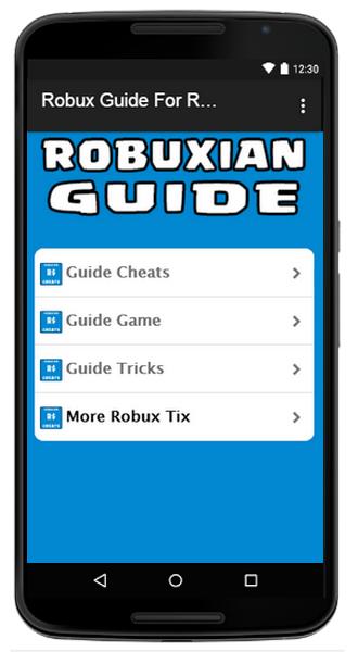Robux Guide For Roblox 2017 For Android Apk Download - apkpure com guide for roblox cheats tix r for android apk download Robux Guide For Roblox 2017 For Android Apk Download - guide for roblox cheats tix r for android apk download