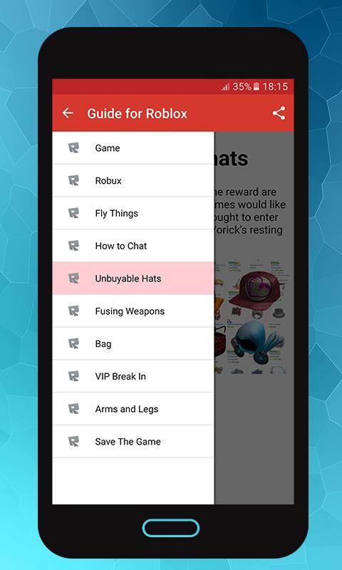 Guide For Roblox For Android Apk Download - roblox friends api roblox free backpack