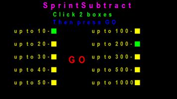 SprintSubtract capture d'écran 1