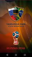 Tabela Copa do Mundo Rússia 2018 โปสเตอร์