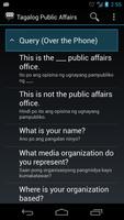 Tagalog Public Affairs Phrases screenshot 1
