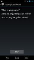 Tagalog Public Affairs Phrases screenshot 2