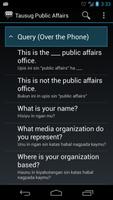 Tausug Public Affairs Phrases captura de pantalla 1
