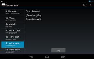 Turkmen Naval Phrases capture d'écran 2