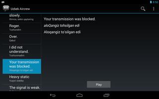 Uzbek Aircrew Phrases screenshot 2